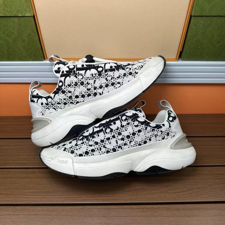 Dior Dior B24 Casual Shoes White and Black Size US 7.5 / EU 40-41 - 7 Thumbnail