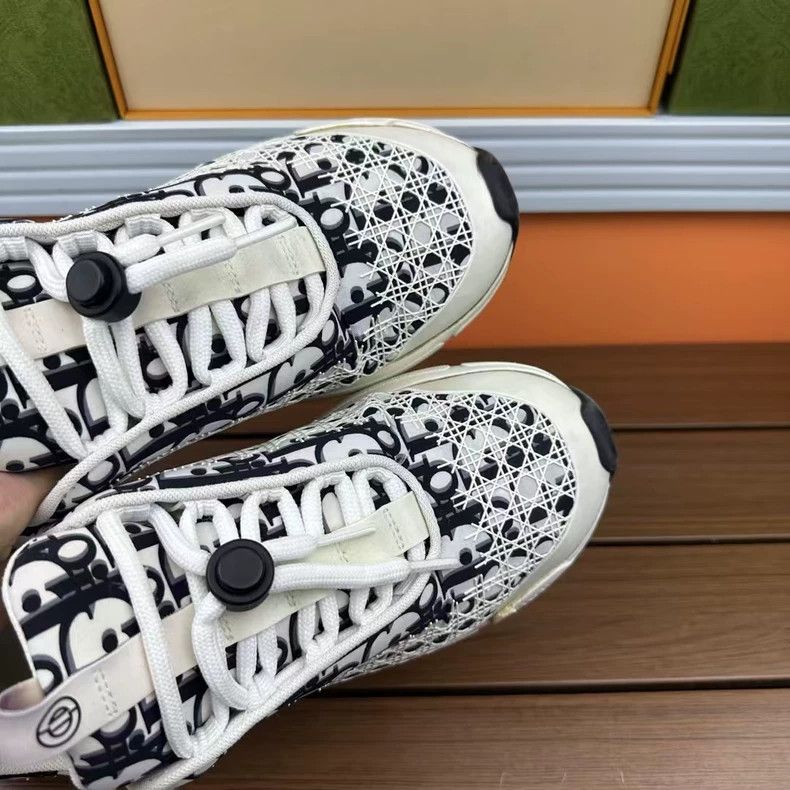 Dior Dior B24 Casual Shoes White and Black Size US 7.5 / EU 40-41 - 5 Thumbnail