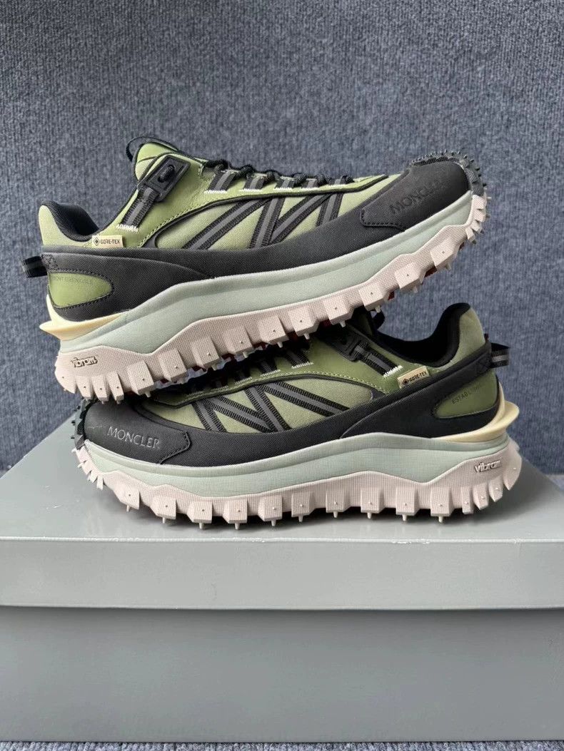 Moncler Moncler Trailgrip Outdoor Shoes Black Green Size 42 Size US 9 / EU 42 - 2 Thumbnail