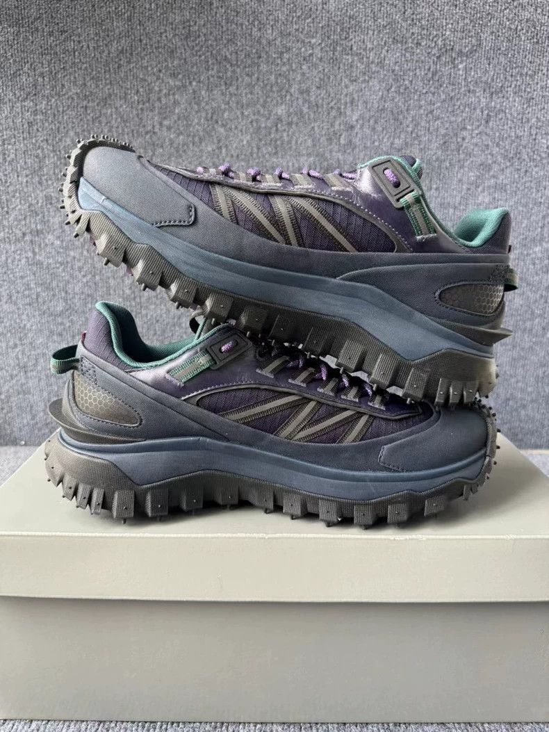 Moncler Moncler Trailgrip Outdoor Shoes Blue and Black Size US 9 / EU 42 - 3 Thumbnail