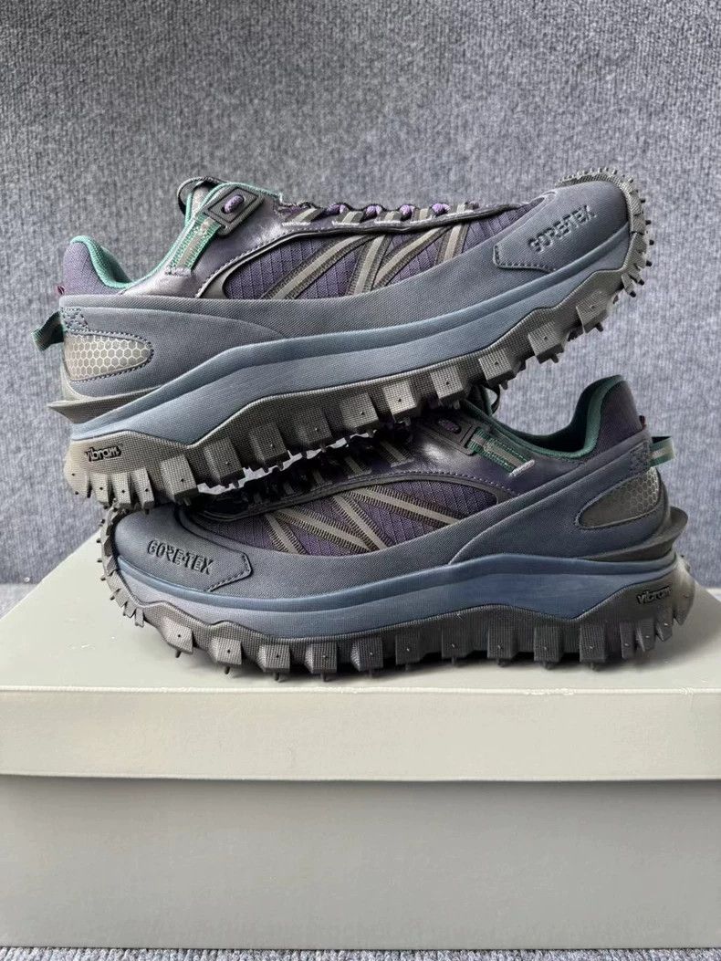 Moncler Moncler Trailgrip Outdoor Shoes Blue and Black Size US 9 / EU 42 - 2 Thumbnail