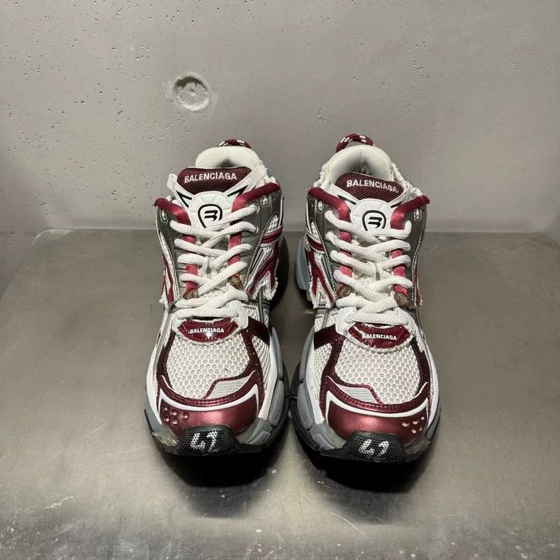 Balenciaga Balenciaga Runner Sneakers White Red Size 42 Size US 9 / EU 42 - 2 Thumbnail
