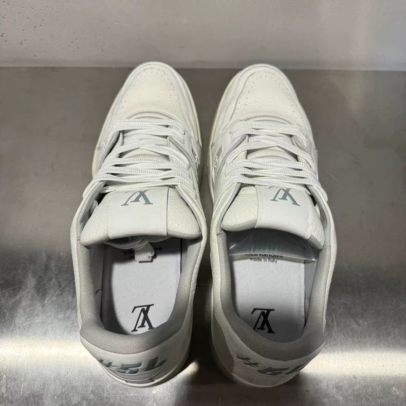 Louis Vuitton Lv Trainer White Sneakers in Excellent Condition Size US 10 / EU 43 - 7 Thumbnail