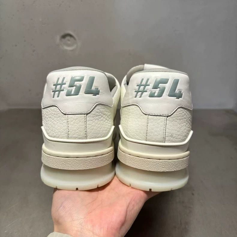 Louis Vuitton Lv Trainer White Sneakers in Excellent Condition Size US 10 / EU 43 - 5 Thumbnail