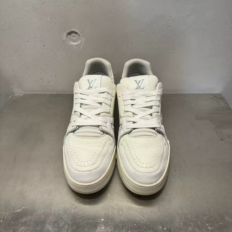 Louis Vuitton Lv Trainer White Sneakers in Excellent Condition Size US 10 / EU 43 - 2 Thumbnail