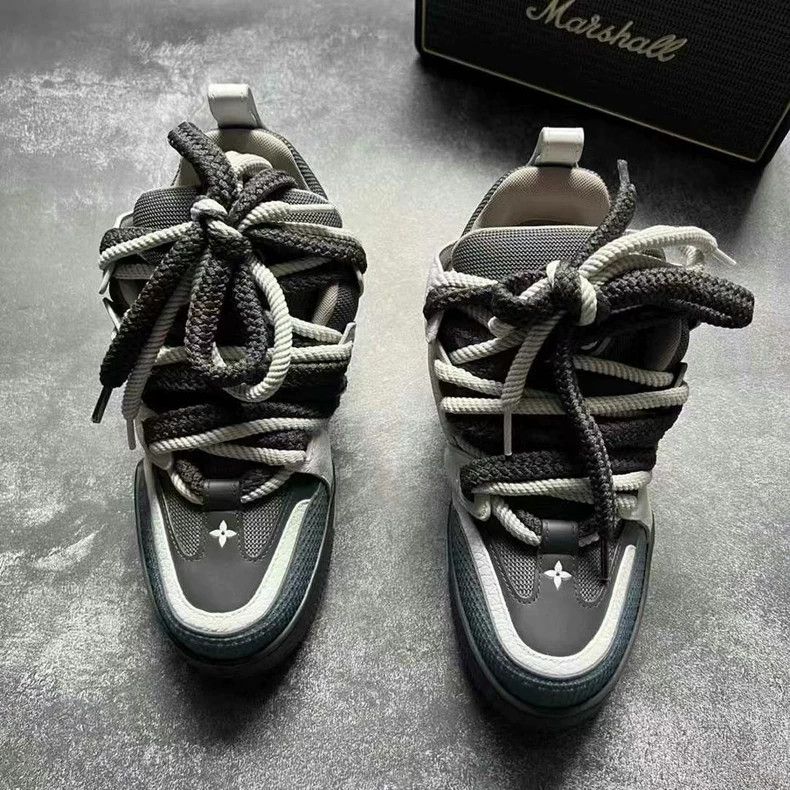 Louis Vuitton Louis Vuitton Skate Shoes Black Gray Size 39 Size US 5 / EU 37 - 3 Thumbnail