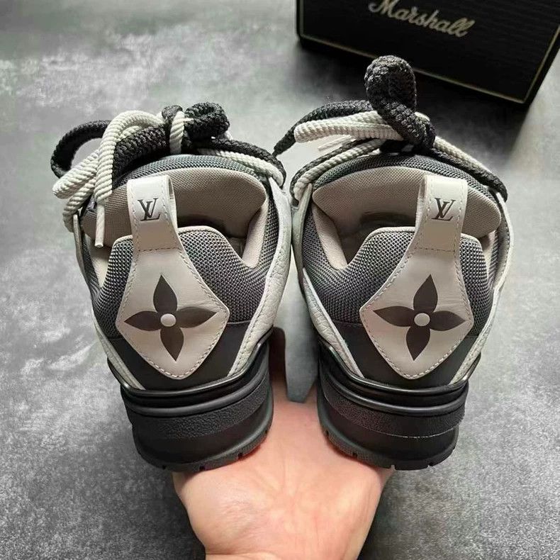 Louis Vuitton Louis Vuitton Skate Shoes Black Gray Size 39 Size US 5 / EU 37 - 6 Thumbnail