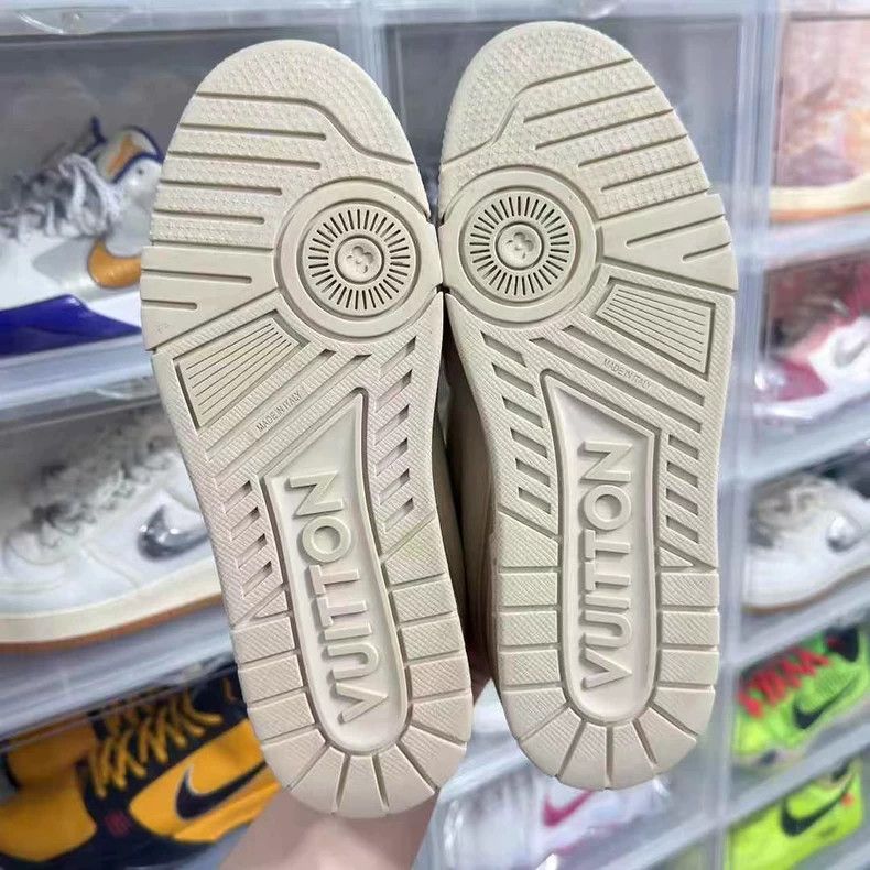 Louis Vuitton Louis Vuitton Trainer Sneakers in Light Beige Size US 8.5 / EU 41-42 - 6 Thumbnail