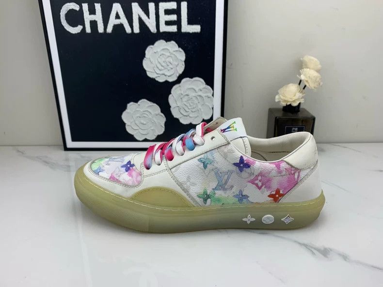Louis Vuitton Louis Vuitton Ollie Watercolor Sneakers Size 8 Size US 8 / EU 41 - 3 Thumbnail