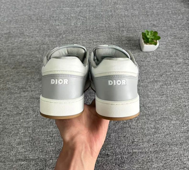 Dior Dior B27 Sneakers in Gray and White Size US 9.5 / EU 42-43 - 4 Thumbnail
