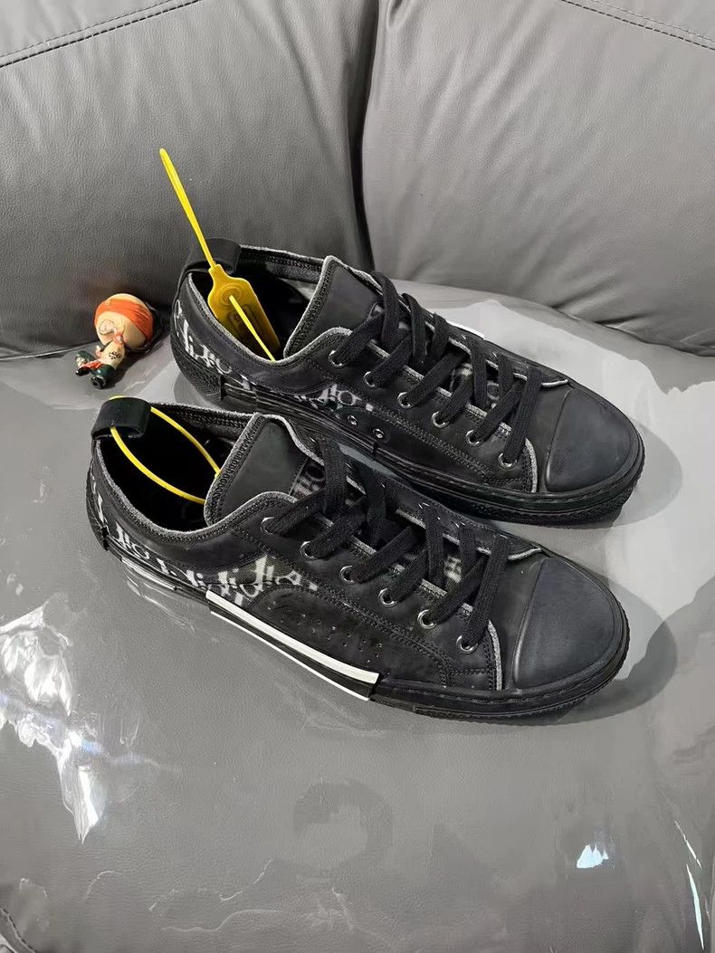 Dior Dior B23 Low Black Sneakers Size 43 Size US 10 / EU 43 - 3 Thumbnail