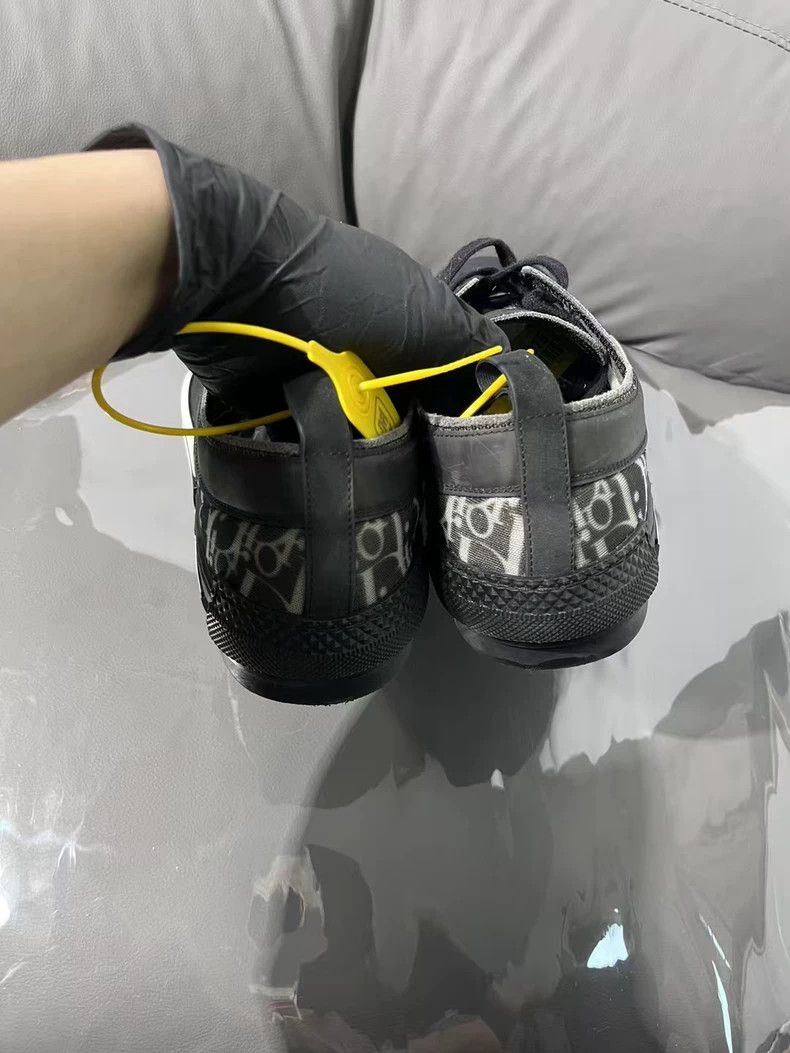 Dior Dior B23 Low Black Sneakers Size 43 Size US 10 / EU 43 - 4 Thumbnail