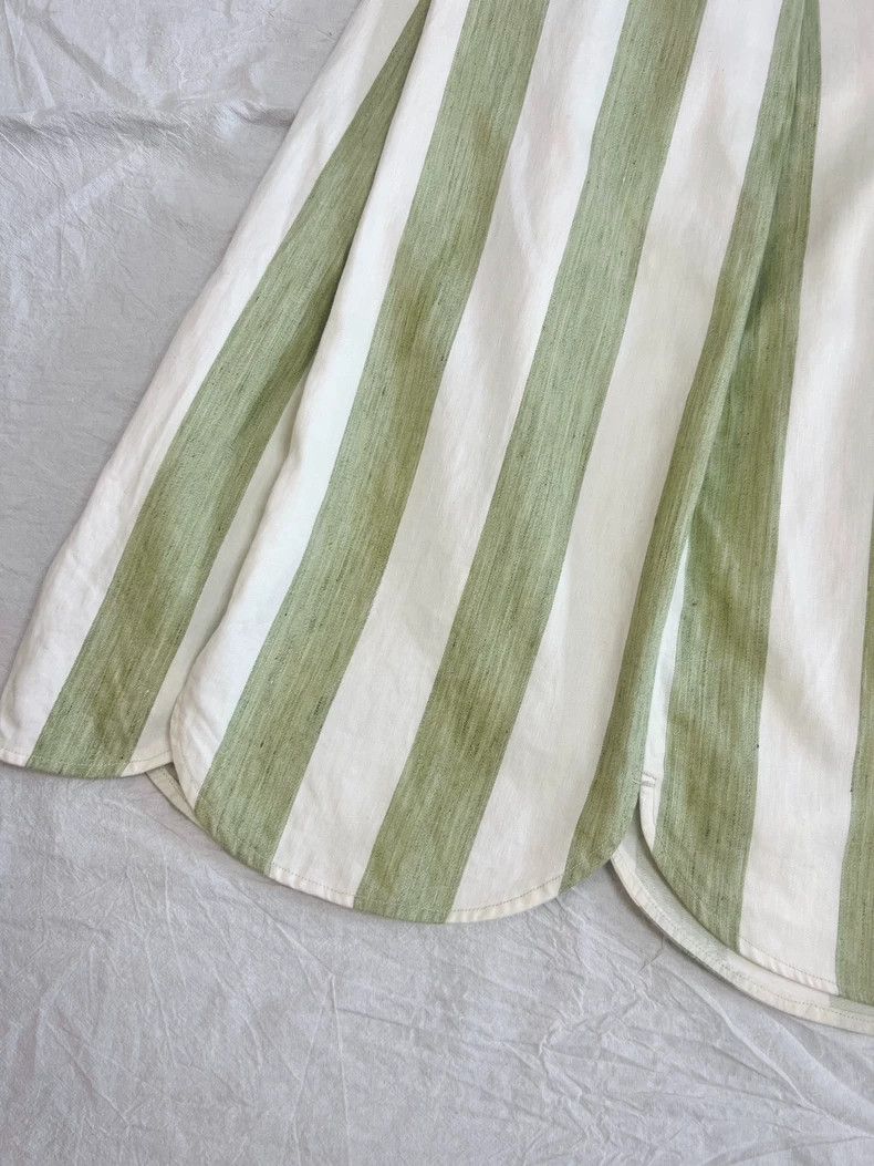Kapital Striped Wide-Leg Pants with Pleated Design Size US 27 - 4 Thumbnail