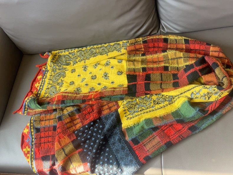 Kapital Kapital Plaid Wool Scarf from Japan Size ONE SIZE - 3 Thumbnail