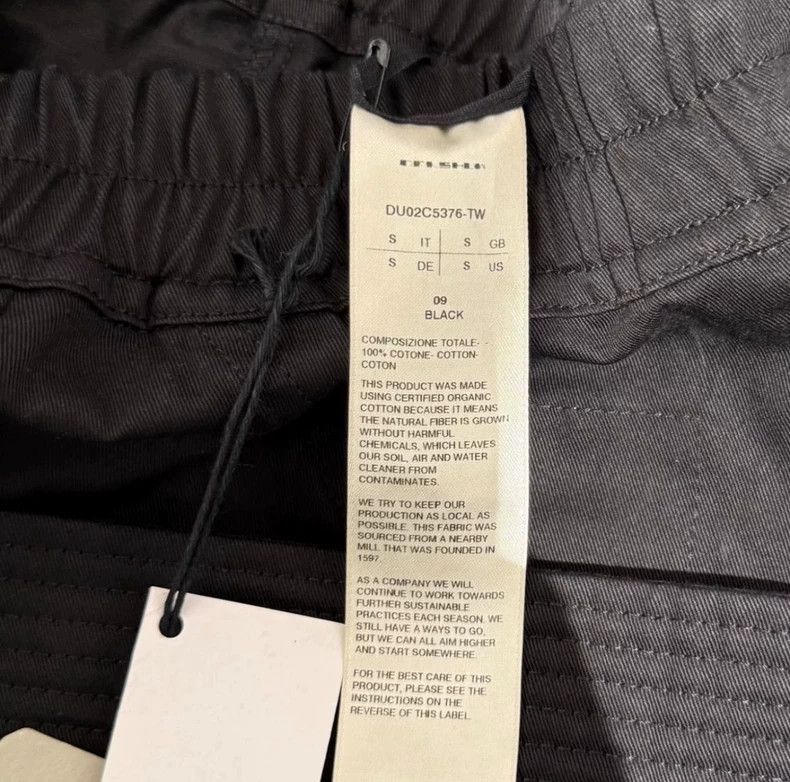 Rick Owens Rick Owens Black Cargo Pants Size S Size US 28 / EU 44 - 3 Thumbnail