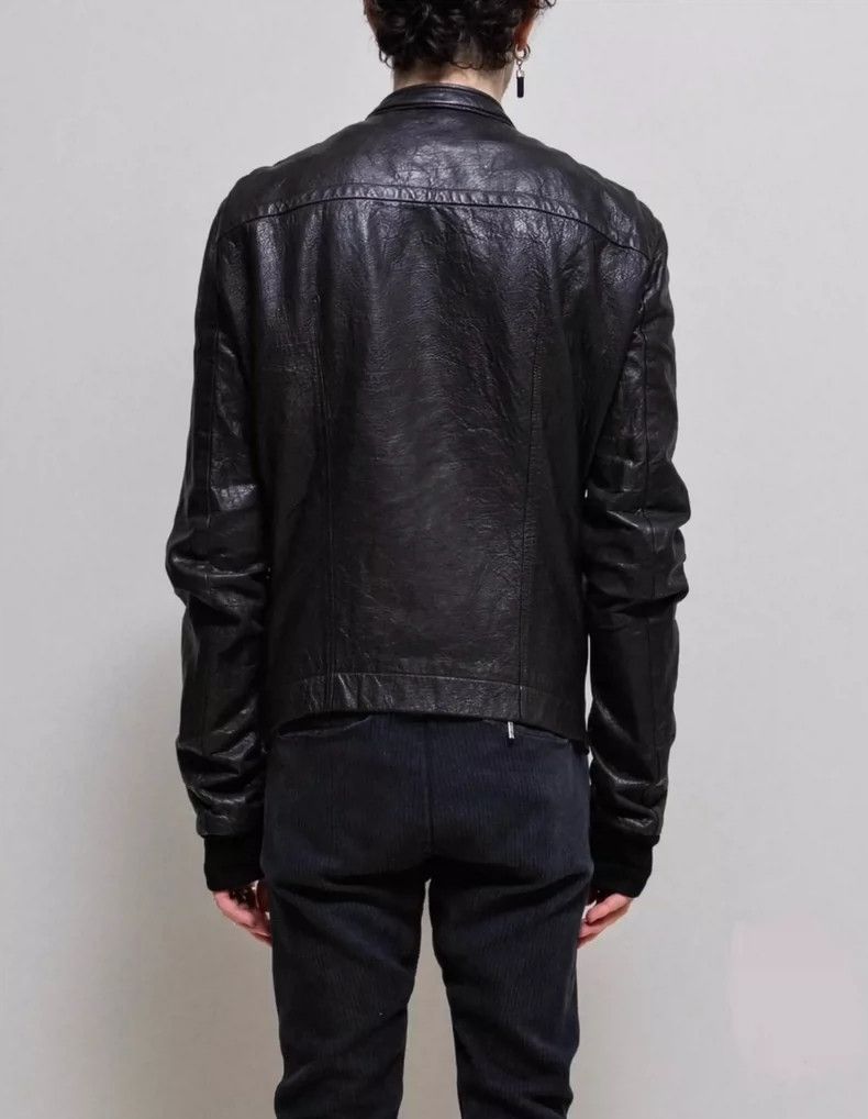 Rick Owens Rick Owens Black Leather Biker Jacket Size US XS / EU 42 / 0 - 9 Thumbnail
