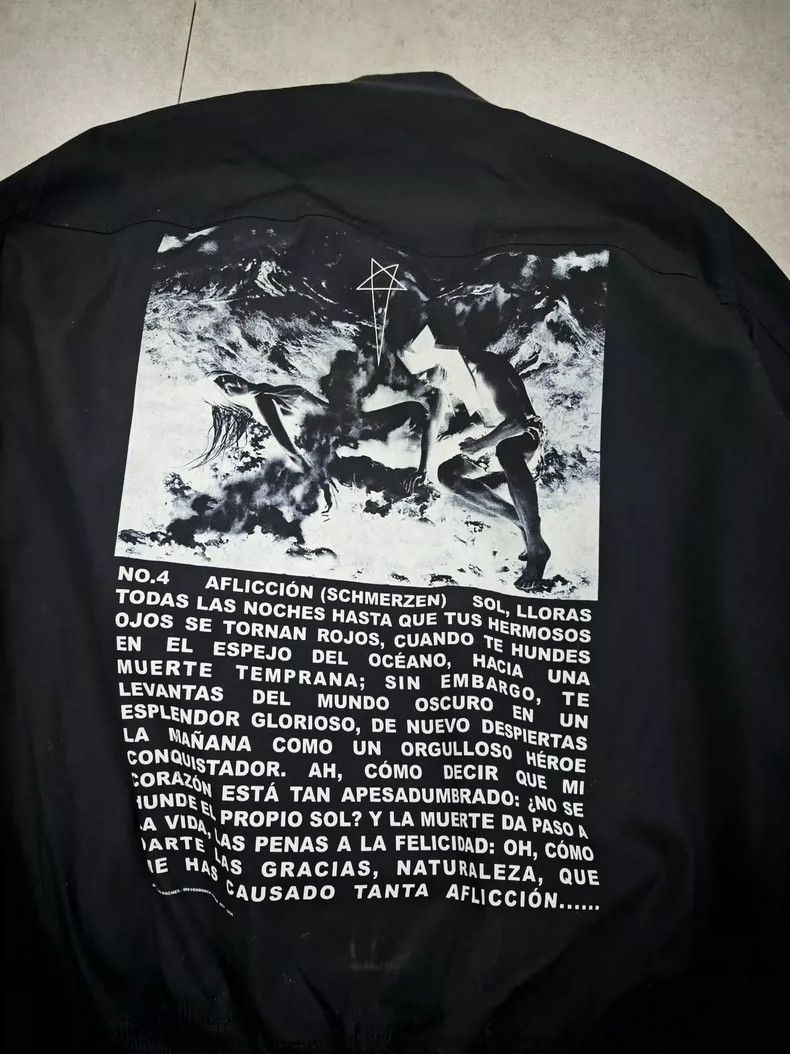 Rick Owens Rick Owens MA1 Jacket in Black Size S Size US S / EU 44-46 / 1 - 3 Thumbnail