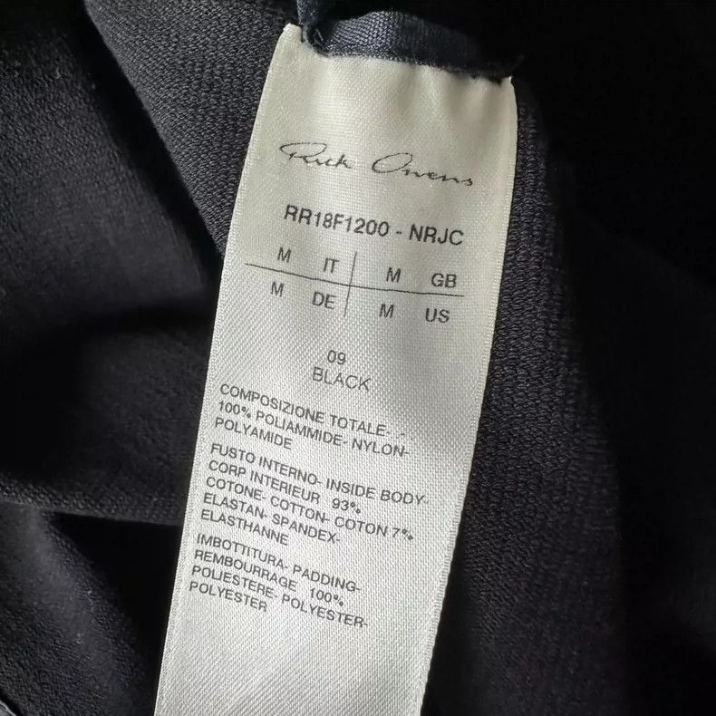 Rick Owens Rick Owens Black Layered Jacket Size M Size US M / EU 48-50 / 2 - 5 Thumbnail