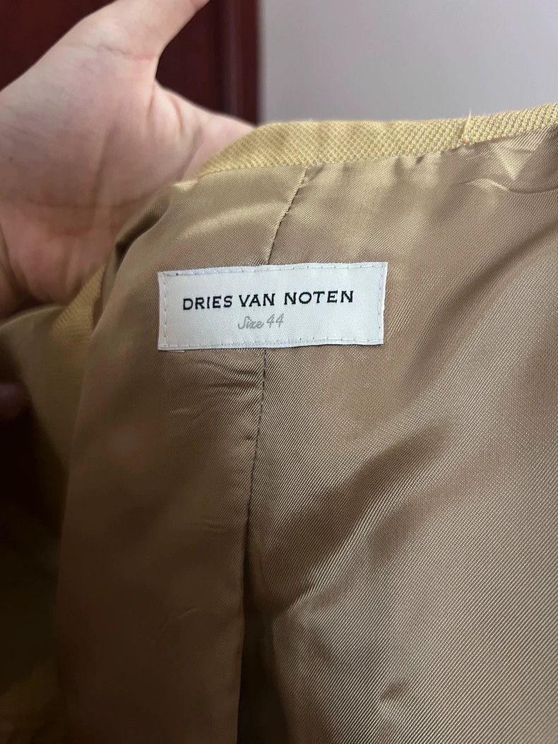Dries Van Noten Dries Van Noten Beige Suit Jacket for Men Size US L / EU 52-54 / 3 - 7 Thumbnail