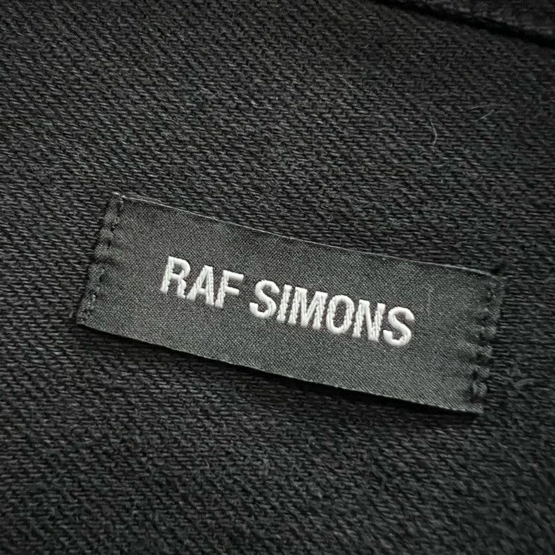 Raf Simons RAF SIMONS Black Denim Shirt with Print Size US S / EU 44-46 / 1 - 4 Thumbnail