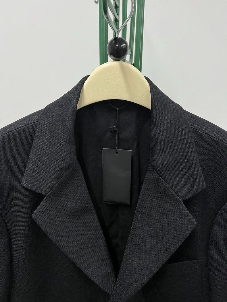 Raf Simons Raf Simons Black Button-Up Loose Blazer Size US S / EU 44-46 / 1 - 8 Thumbnail