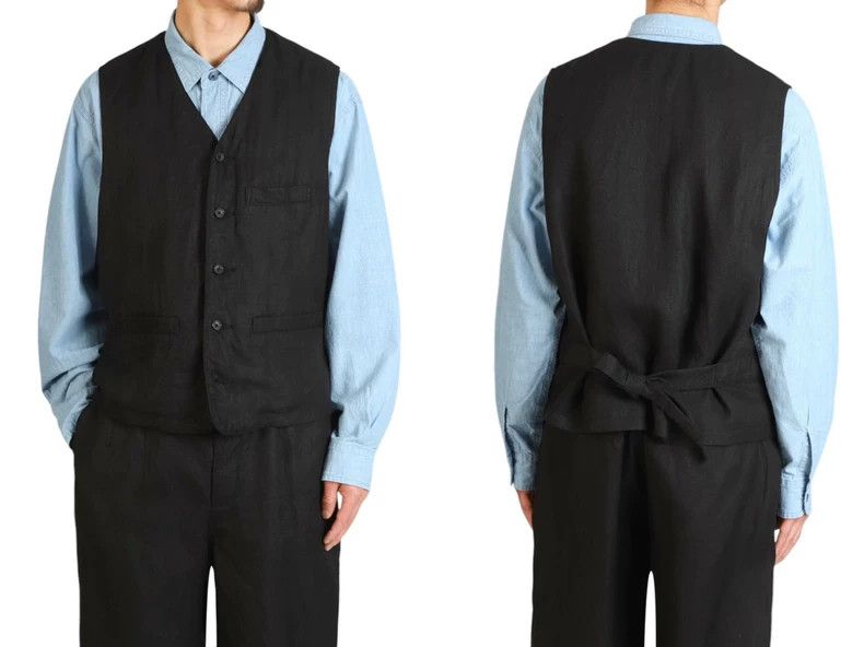 Porter Classic Porter Classic Black Wool Vest for SS2025 Size US L / EU 52-54 / 3 - 2 Thumbnail