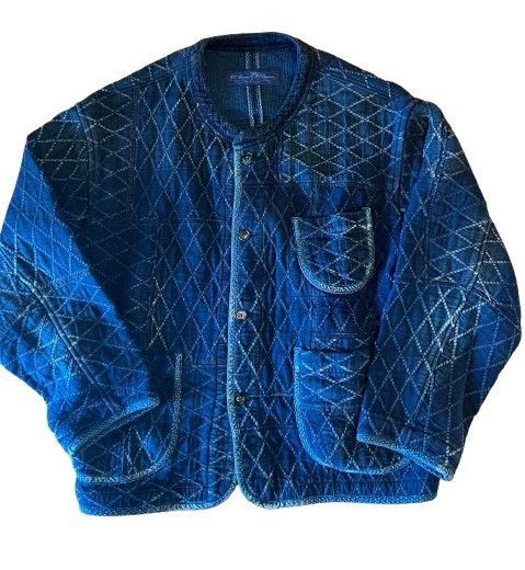 Porter Classic Porter Classic Kendo Diamond Pattern No-Collar Jacket Size US M / EU 48-50 / 2 - 6 Thumbnail