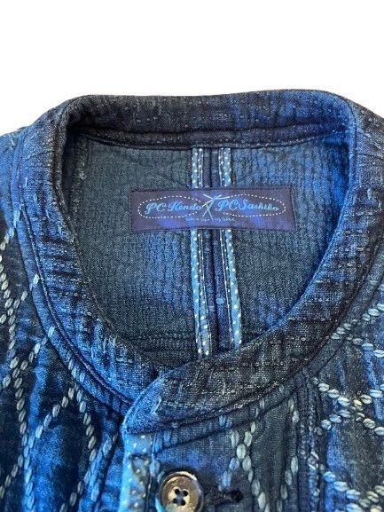 Porter Classic Porter Classic Kendo Diamond Pattern No-Collar Jacket Size US M / EU 48-50 / 2 - 8 Thumbnail