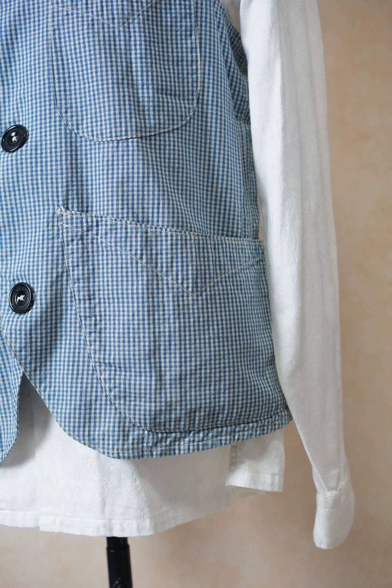 Freewheelers Classic Checked Vest from Great Lakes Collection Size US L / EU 52-54 / 3 - 4 Thumbnail