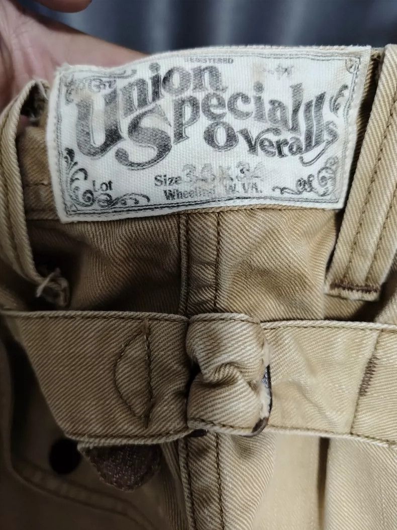 Freewheelers Freewheelers Khaki Work Pants Classic Style Size US 34 / EU 50 - 3 Thumbnail