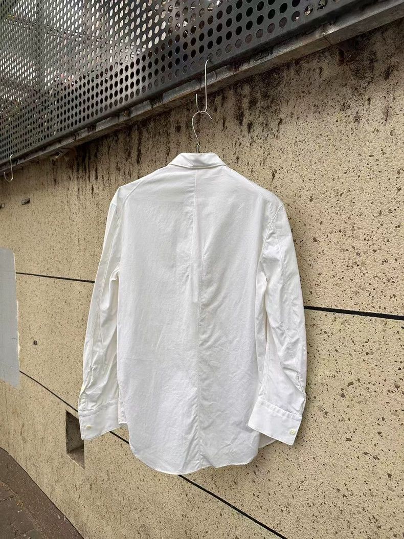 Carol Christian Poell Carol Christian Poell White Long Sleeve Shirt Size US L / EU 52-54 / 3 - 2 Thumbnail