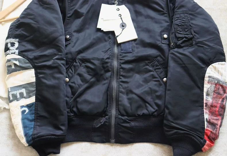 Visvim Visvim Thorson Jkt Collage MA1 Black Jacket Size US S / EU 44-46 / 1 - 2 Thumbnail