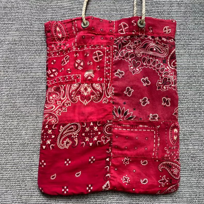Visvim visvim ICT Bandana Tote Bag in Red Size ONE SIZE - 3 Thumbnail