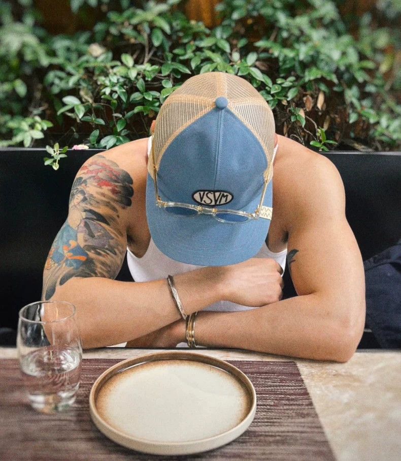 Visvim VISVIM Goodyear II Cap Blue Summer Hat Size ONE SIZE - 9 Thumbnail