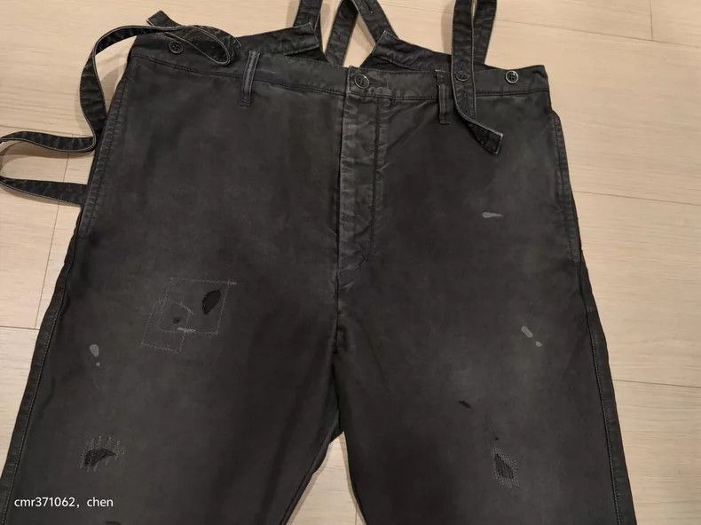 Visvim VISVIM Travailleur Braces Pants in Black Size US 31 - 4 Thumbnail