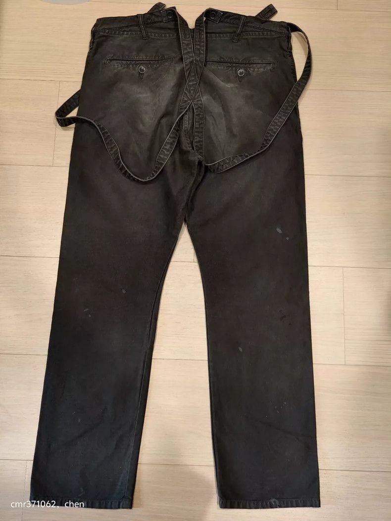 Visvim VISVIM Travailleur Braces Pants in Black Size US 31 - 7 Thumbnail