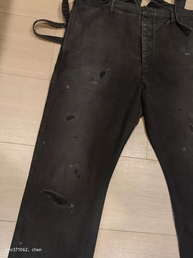 Visvim VISVIM Travailleur Braces Pants in Black Size US 31 - 2 Thumbnail