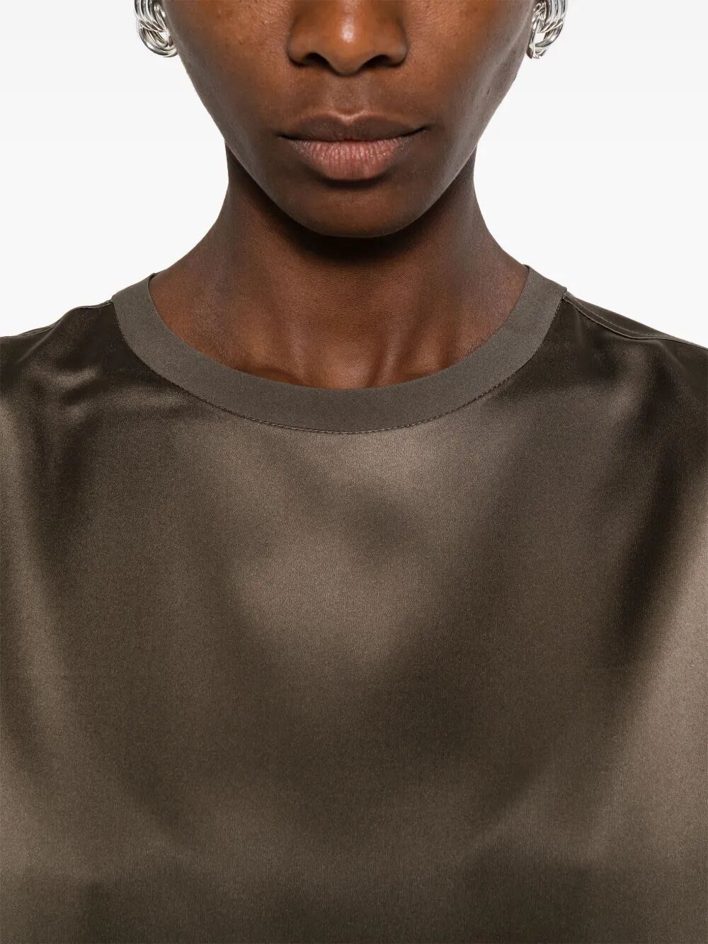 Brunello Cucinelli Silk Top Size XS / US 0-2 / IT 36-38 - 3 Thumbnail