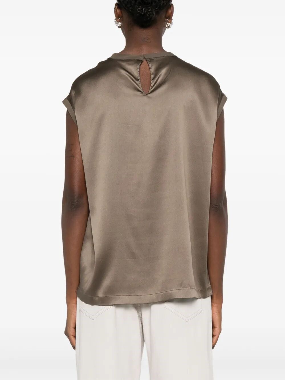 Brunello Cucinelli Silk Top Size XS / US 0-2 / IT 36-38 - 5 Thumbnail