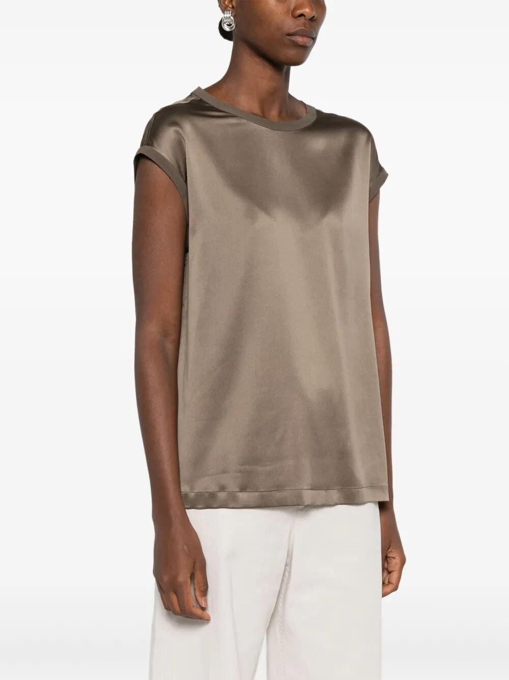 Brunello Cucinelli Silk Top Size XS / US 0-2 / IT 36-38 - 4 Thumbnail