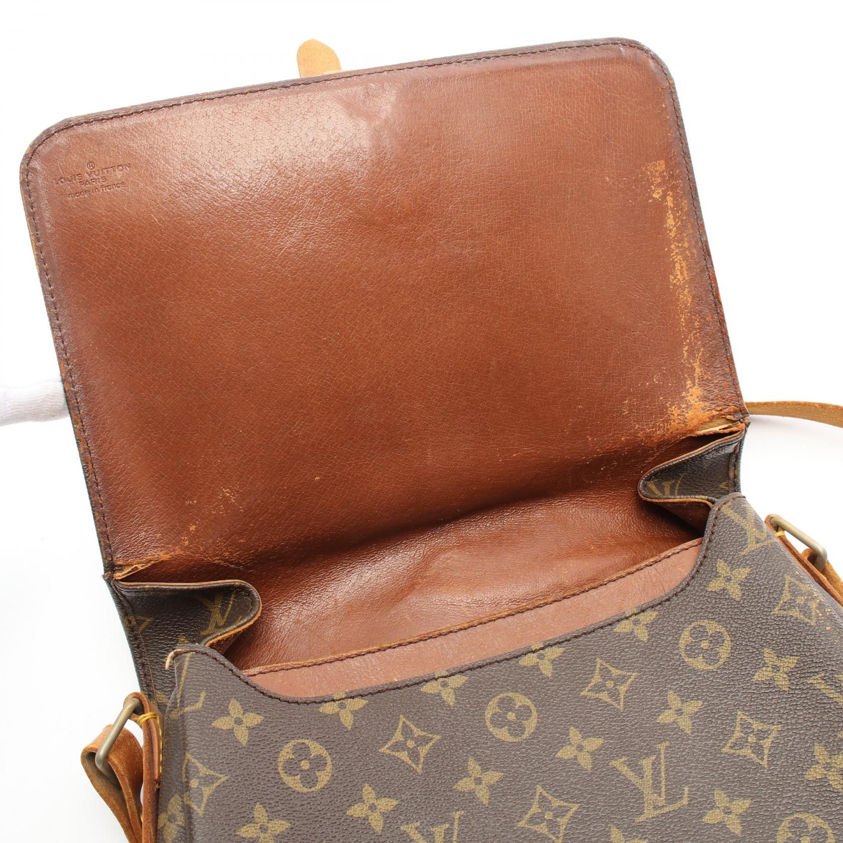 Louis Vuitton Louis Vuitton Louis Vuitton Cartouchiere GM Monogram Shoulder Bag Canvas Shoulder Bag M51252 Size ONE SIZE - 6 Thumbnail
