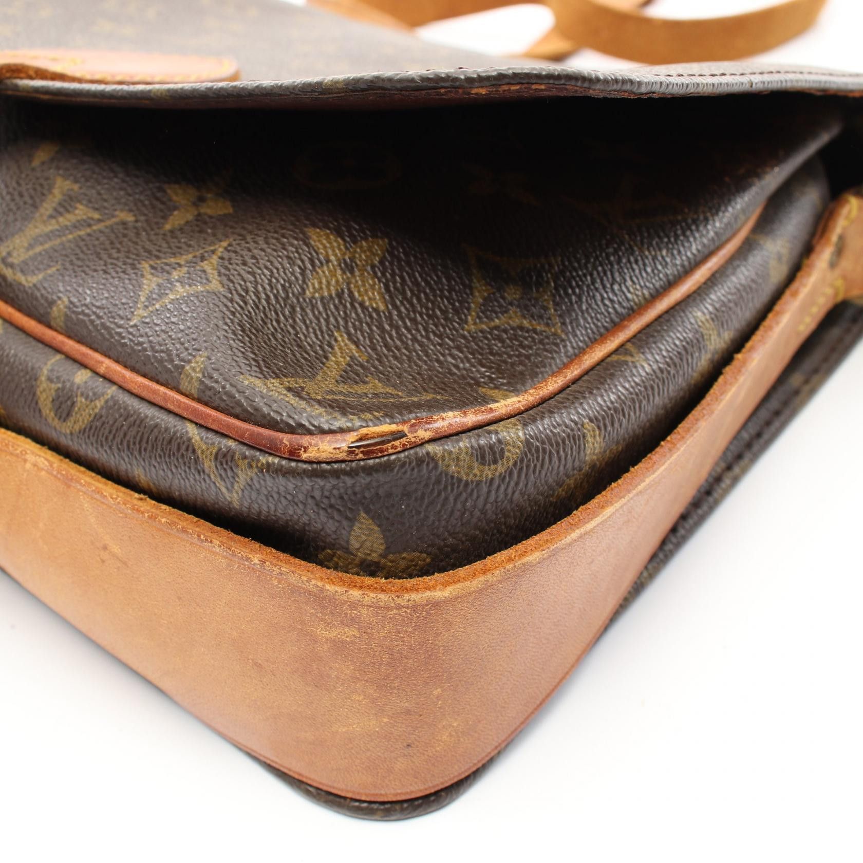 Louis Vuitton Louis Vuitton Louis Vuitton Cartouchiere GM Monogram Shoulder Bag Canvas Shoulder Bag M51252 Size ONE SIZE - 7 Thumbnail