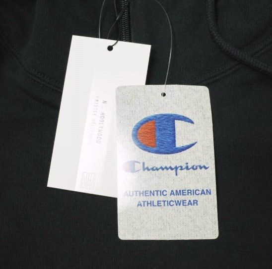 Other Other N.HOOLYWOOD × Champion MOCK NECK HOODIE Cotton Blend Sweatshirt Cotton Sweatshirts & Hoodies C8-B113 DUTY FREE for USA Size ONE SIZE - 4 Thumbnail