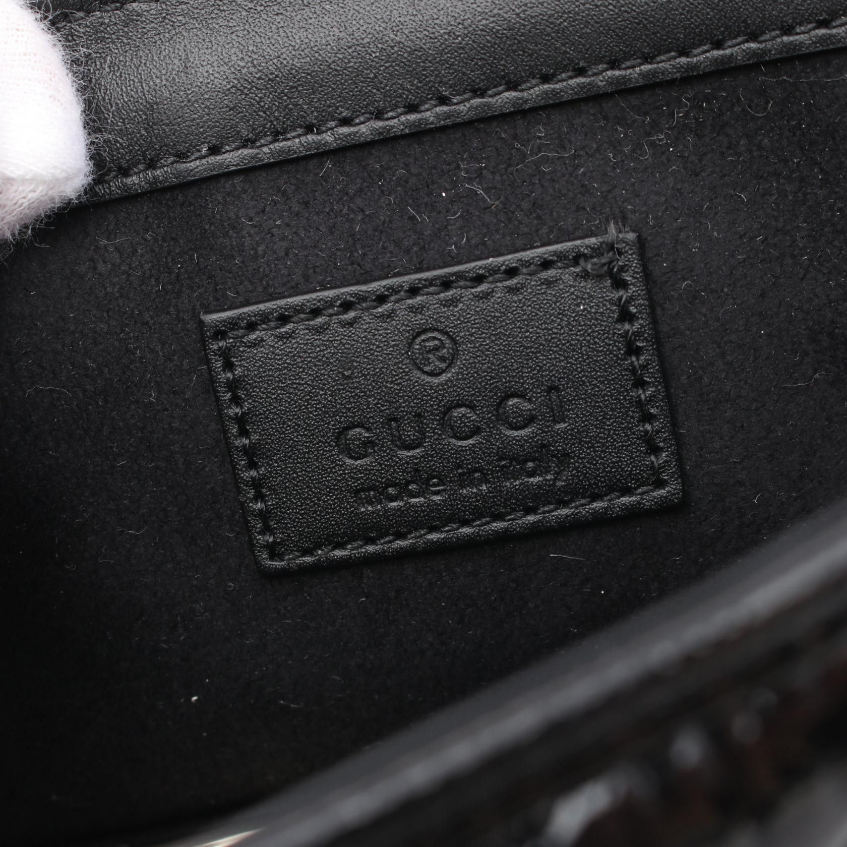 Gucci Gucci Gucci GG Marmont Leather Shoulder Bag Leather Shoulder Bag 476433AADP61000 Size ONE SIZE - 4 Thumbnail