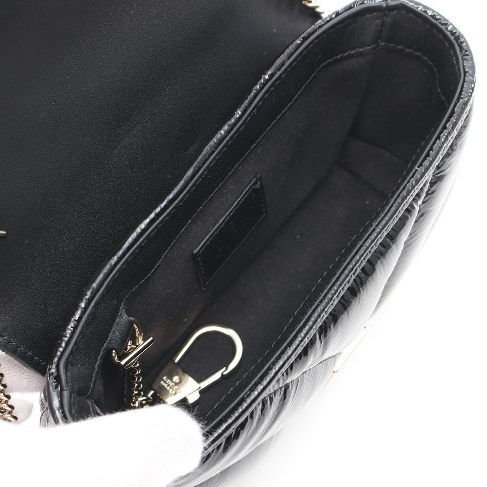 Gucci Gucci Gucci GG Marmont Leather Shoulder Bag Leather Shoulder Bag 476433AADP61000 Size ONE SIZE - 3 Thumbnail