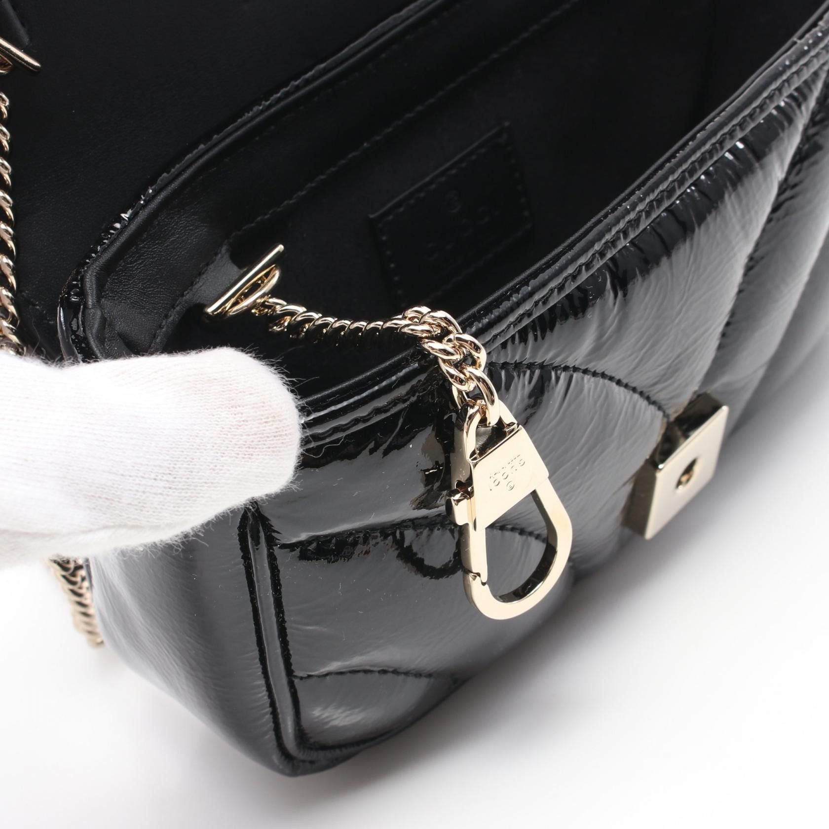 Gucci Gucci Gucci GG Marmont Leather Shoulder Bag Leather Shoulder Bag 476433AADP61000 Size ONE SIZE - 6 Thumbnail