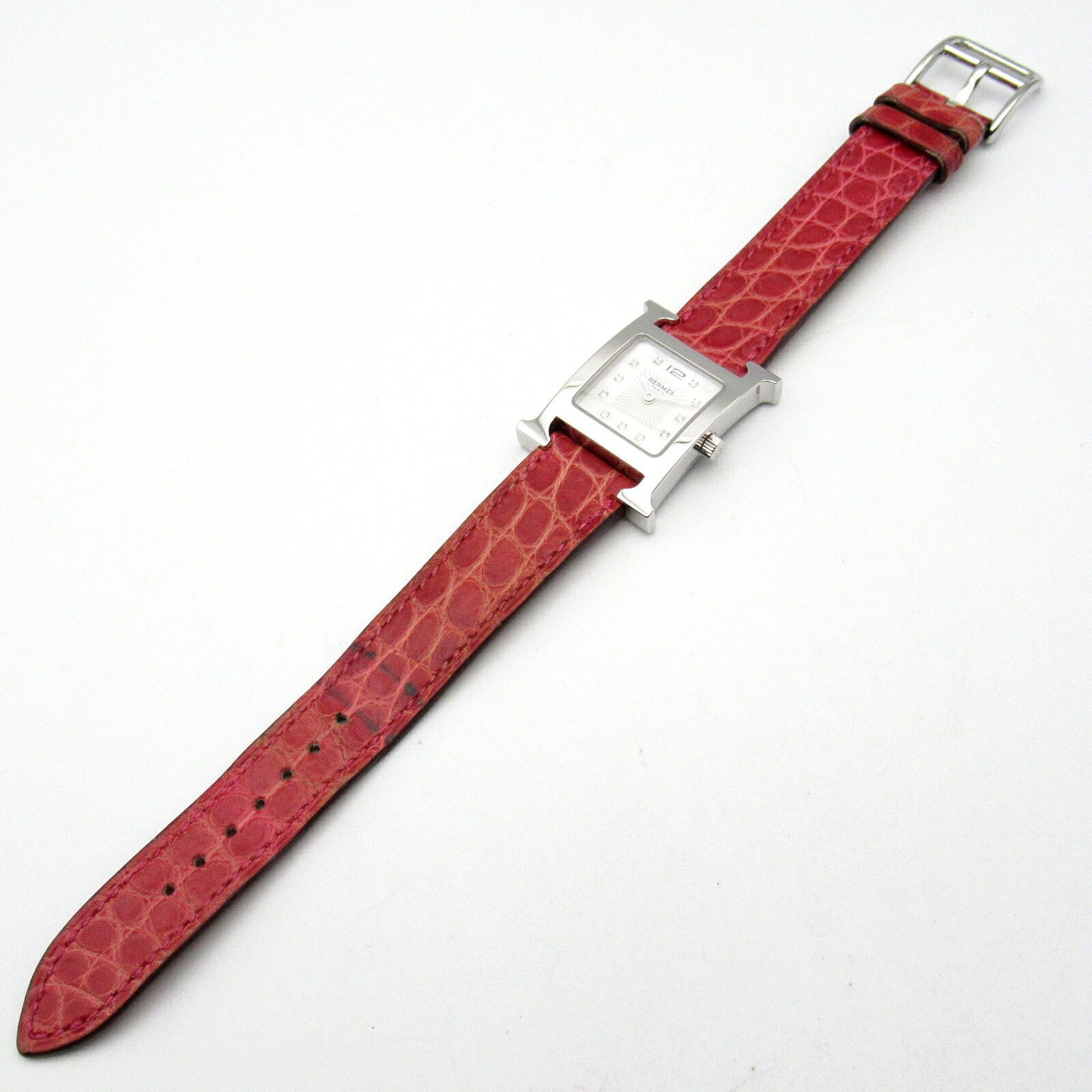Hermes Hermes Hermes H Watch Stainless Steel Metal Quartz Size ONE SIZE - 4 Thumbnail