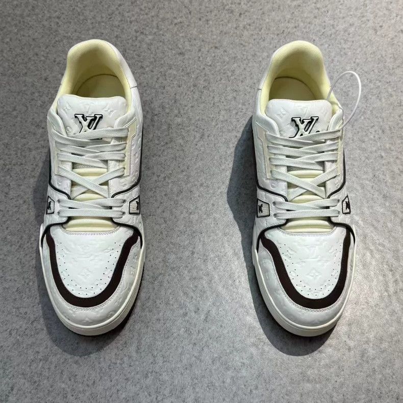 Louis Vuitton LV X Tyler Sneaker in White and Brown Size US 9 / EU 42 - 4 Thumbnail
