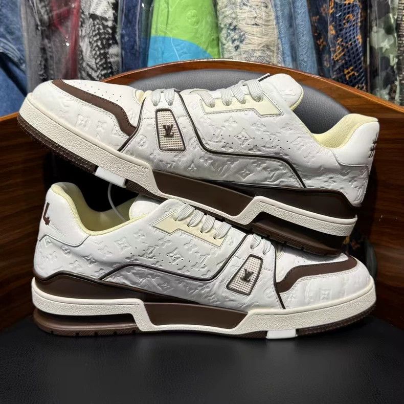 Louis Vuitton LV X Tyler Sneaker in White and Brown Size US 9 / EU 42 - 7 Thumbnail
