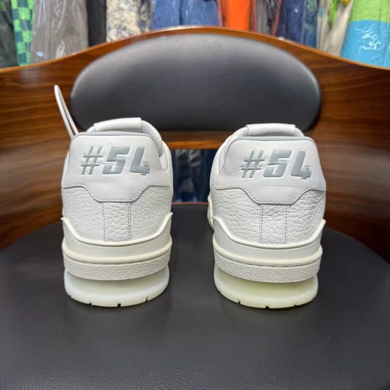 Louis Vuitton LV Trainer 54 White Cement Sneakers Size US 8 / EU 41 - 2 Thumbnail